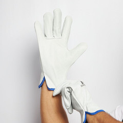 Перчатки кожаные Delta Plus FBN49 10 (L) - фото 5