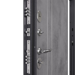 Дверь входная Mastino Раин левая букле графит - бетон 860х2050 мм - фото 16