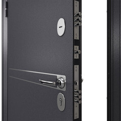 Дверь входная Mastino Раин левая букле графит - бетон 860х2050 мм - фото 14