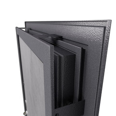 Дверь входная Mastino Раин левая букле графит - бетон 960х2050 мм - фото 2