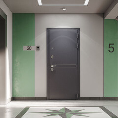 Дверь входная Mastino Раин правая букле графит - бетон 960х2050 мм - фото 17