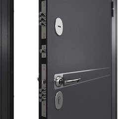 Дверь входная Mastino Раин правая букле графит - бетон 960х2050 мм - фото 16