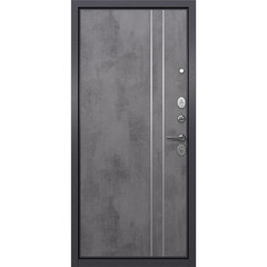Дверь входная Mastino Раин правая букле графит - бетон 960х2050 мм - фото 4