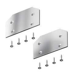 Изображение товара Заглушка для трехфазного шинопровода Maytoni Technical Trinity серебро (TRA005MPEC-31S)