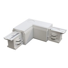 Изображение товара Коннектор для трехфазного шинопровода L-образный Maytoni Technical Trinity белый (TRA005CL-31W-L)