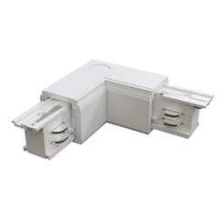 Изображение товара Коннектор для трехфазного шинопровода L-образный Maytoni Technical Trinity белый (TRA005CL-31W-R)