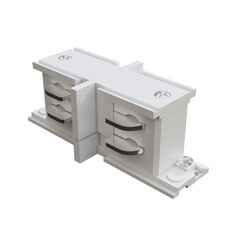 Изображение товара Коннектор для трехфазного шинопровода прямой Maytoni Technical Trinity белый (TRA005CI-31W)