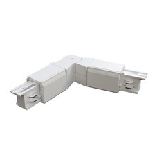 Коннектор для трехфазного шинопровода L-образный Maytoni Technical Trinity белый (TRA005CS-31W)
