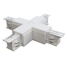 Коннектор для трехфазного шинопровода X-образный Maytoni Technical Trinity белый (TRA005CX-31W)