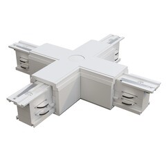 Изображение товара Коннектор для трехфазного шинопровода X-образный Maytoni Technical Trinity белый (TRA005CX-31W)