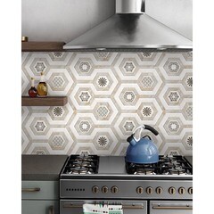 Панель стеновая ПВХ для кухни 3000х600х1 мм женева - фото 5