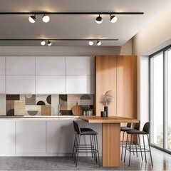 Панель стеновая ПВХ для кухни 3000х600х1 мм деревянный паттерн - фото 5