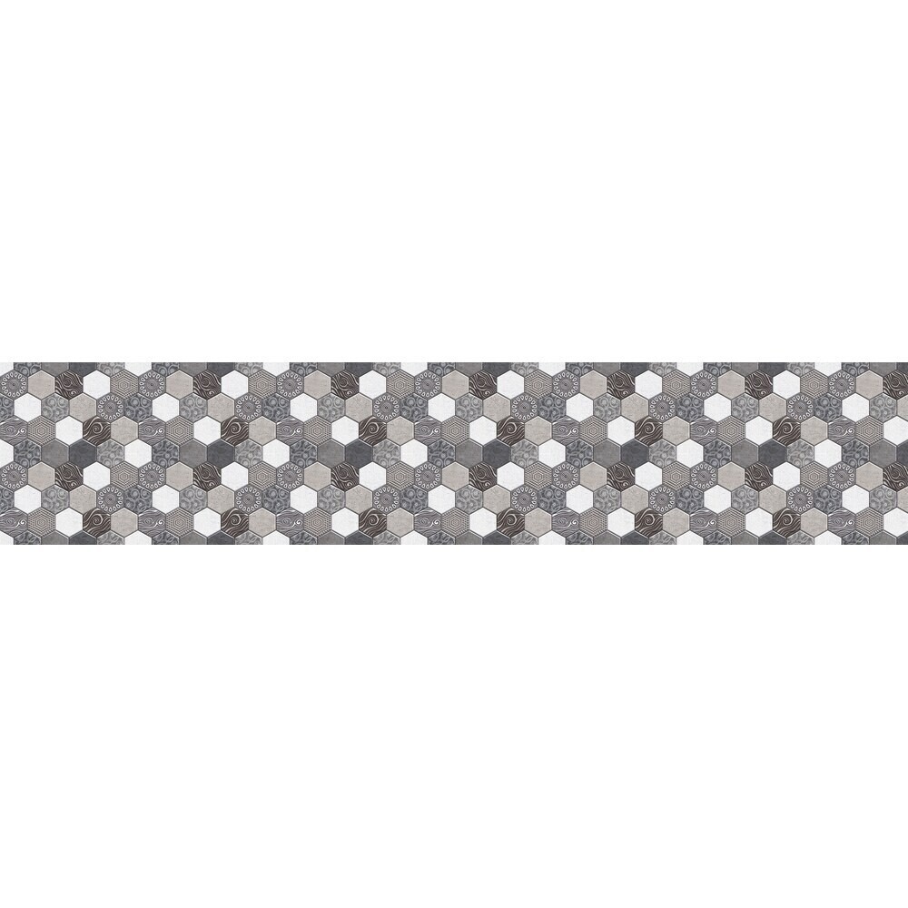 Панель стеновая ПВХ для кухни 3000х600х1 мм плитка амаретто