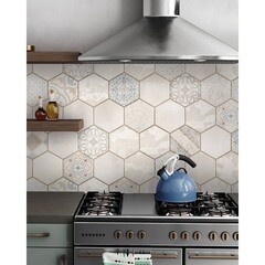 Панель стеновая ПВХ для кухни 3000х600х1 мм флорентина - фото 5