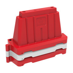 Дорожный блок вставной Экопром 1200 мм 20 л красный - фото 6