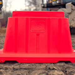 Дорожный блок вставной Экопром 1200 мм 20 л красный - фото 9