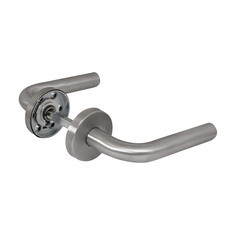 Ручка дверная Fuaro DSS-0201-19 для противопожарной двери круглая розетка нержавеющая сталь (42041)