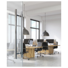 Ручка-скоба Fuaro PH-22-25/300 круглая розетка нержавеющая сталь - фото 3