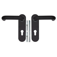 Ручка дверная Fuaro DH-0433 NE для противопожарной двери черная (43213) - фото 3