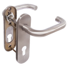 Ручка дверная Fuaro DH-0433 SS для противопожарной двери нержавеющая сталь (42599) - фото 1