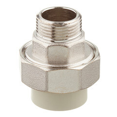 Изображение товара Муфта полипропиленовая FV-Plast разъемная (американка) 25 мм х 3/4 НР(ш) (237025)