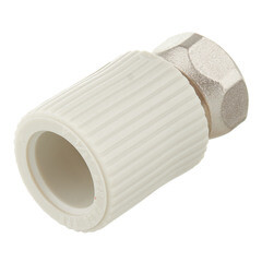 Муфта полипропиленовая FV-Plast с накидной гайкой 20 мм х 1/2 ВР(г) (223020) - фото 4