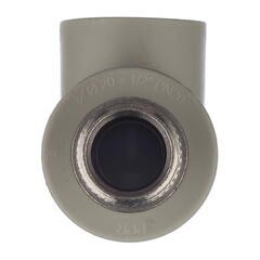 Угол полипропиленовый FV-Plast комбинированный 20 мм х 1/2 НР(ш) (216020) - фото 5