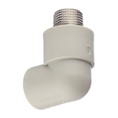 Угол полипропиленовый FV-Plast комбинированный 20 мм х 1/2 НР(ш) (216020) - фото 2