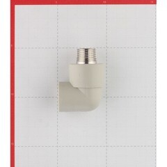 Угол полипропиленовый FV-Plast комбинированный 20 мм х 1/2 НР(ш) (216020) - фото 3