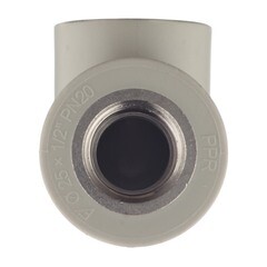 Угол полипропиленовый FV-Plast комбинированный 25 мм х 1/2 ВР(г) (218026) - фото 3