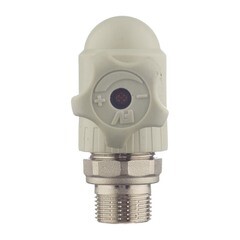 Кран шаровой полипропиленовый FV Plast 25 мм х 3/4 НР(ш) для радиатора с накидной гайкой угловой (А315025000) - фото 2