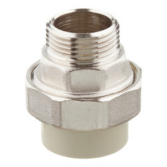 Муфта полипропиленовая FV-Plast разъемная (американка) 32 мм х 1 НР(ш) (237032) - фото 1