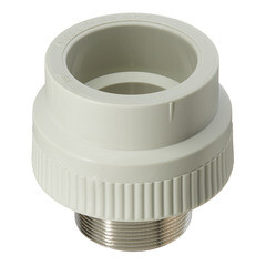 Муфта полипропиленовая FV-Plast 63 мм х 2 НР(ш) (49756) - фото 2