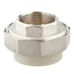 Муфта полипропиленовая FV-Plast разъемная (американка) 50 мм х 1 1/2 ВР(г) (236050) - фото 1