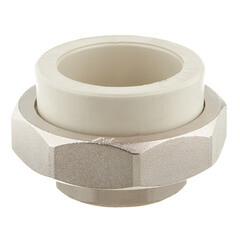 Муфта полипропиленовая FV-Plast разъемная (американка) 63 мм х 2 ВР(г) (236063) - фото 3