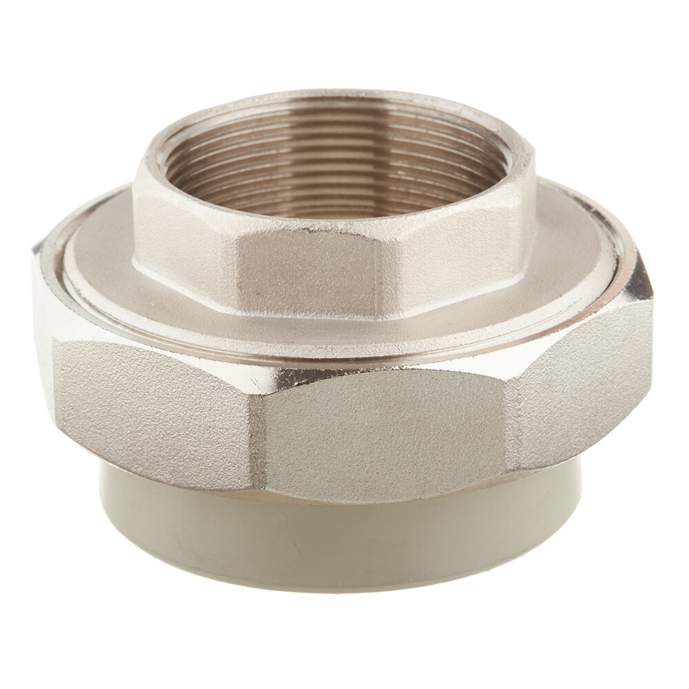 Изображение товара Муфта полипропиленовая FV-Plast американка 63 мм разъемная для труб водоснабжения