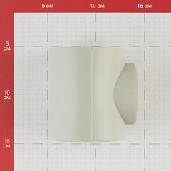 Тройник полипропиленовый FV-Plast переходный 50 х 40 х 50 мм (212050040) - фото 2