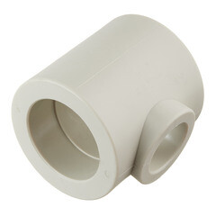 Тройник полипропиленовый FV-Plast переходный 63 х 40 х 63 мм (212063040) - фото 1