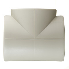 Тройник полипропиленовый FV-Plast 63 х 63 х 63 мм (208063) - фото 3