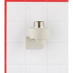 Угол полипропиленовый FV-Plast комбинированный 20 мм х 3/4 НР(ш) (216021) - фото 4