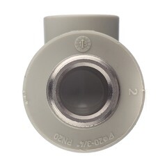 Угол полипропиленовый FV-Plast комбинированный 20 мм х 3/4 НР(ш) (216021) - фото 3