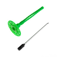 Дюбель для теплоизоляции Bogirus 10х140 мм металлический гвоздь с термоголовкой (500 шт.) - фото 6