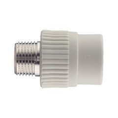 Муфта полипропиленовая FV-Plast 20 мм х 1/2 НР(ш) (215020) - фото 1