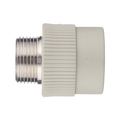 Изображение товара Муфта полипропиленовая FV-Plast 32 мм х 1 НР(ш) (215032)