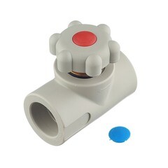 Вентиль полипропиленовый FV Plast 40 мм (304040) - фото 1