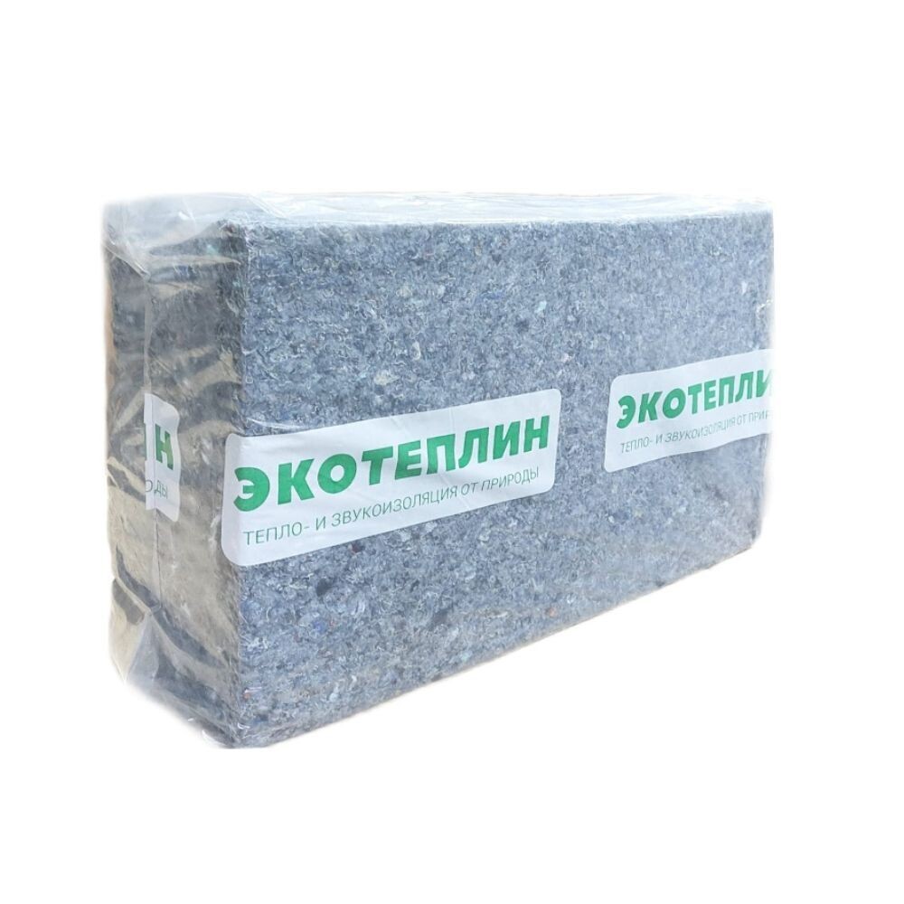 Изображение товара Шумоизоляция Экотеплин 50х600х1000 мм 38,4 кв.м экологический звукопоглощающий материал
