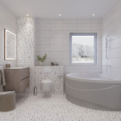 Тумба под раковину Lavelly Cube 100 см подвесная дуб рустик (00316637) - фото 5