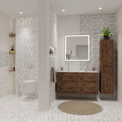 Плитка облицовочная Lavelly Skandi Stones белая 400х200х8 мм (15 шт.=1,2 кв.м) - фото 17