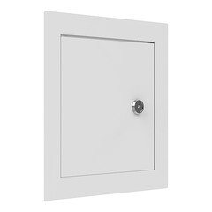 Люк ревизионный Era стальной 200х200 мм врезной с замком - фото 4