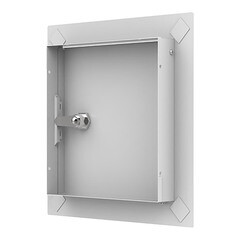 Люк ревизионный Era стальной 200х200 мм врезной с замком - фото 3